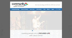 Desktop Screenshot of communitychurchlife.org